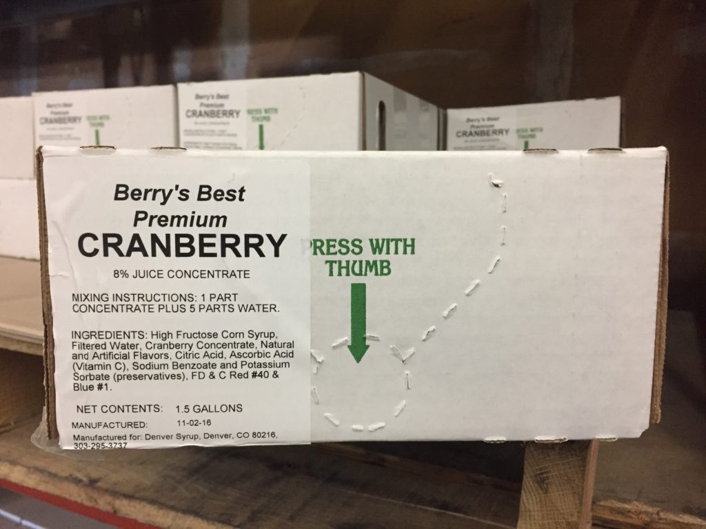BB Cranberry 1.5 gal