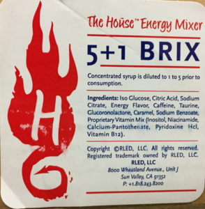 House Energy Drink