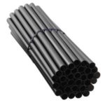 Straws – 7 3/4 inch Jumbo Black Unwrapped