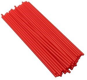 Straws – 7 3/4 inch Red Unwrapped