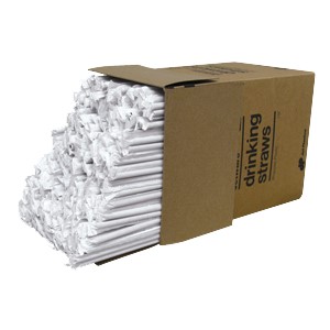 Straws – 10 1/4 inch Jumbo Clear Wrapped