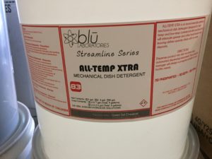 All-Temp Xtra Mechanical Dish Detergent – 5 gallon